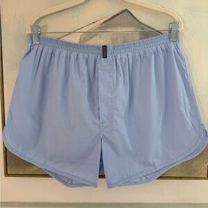 JOCKEY Vintage Baby Blue Classic Tapered Boxer Shorts Boxer Trend Size Large
